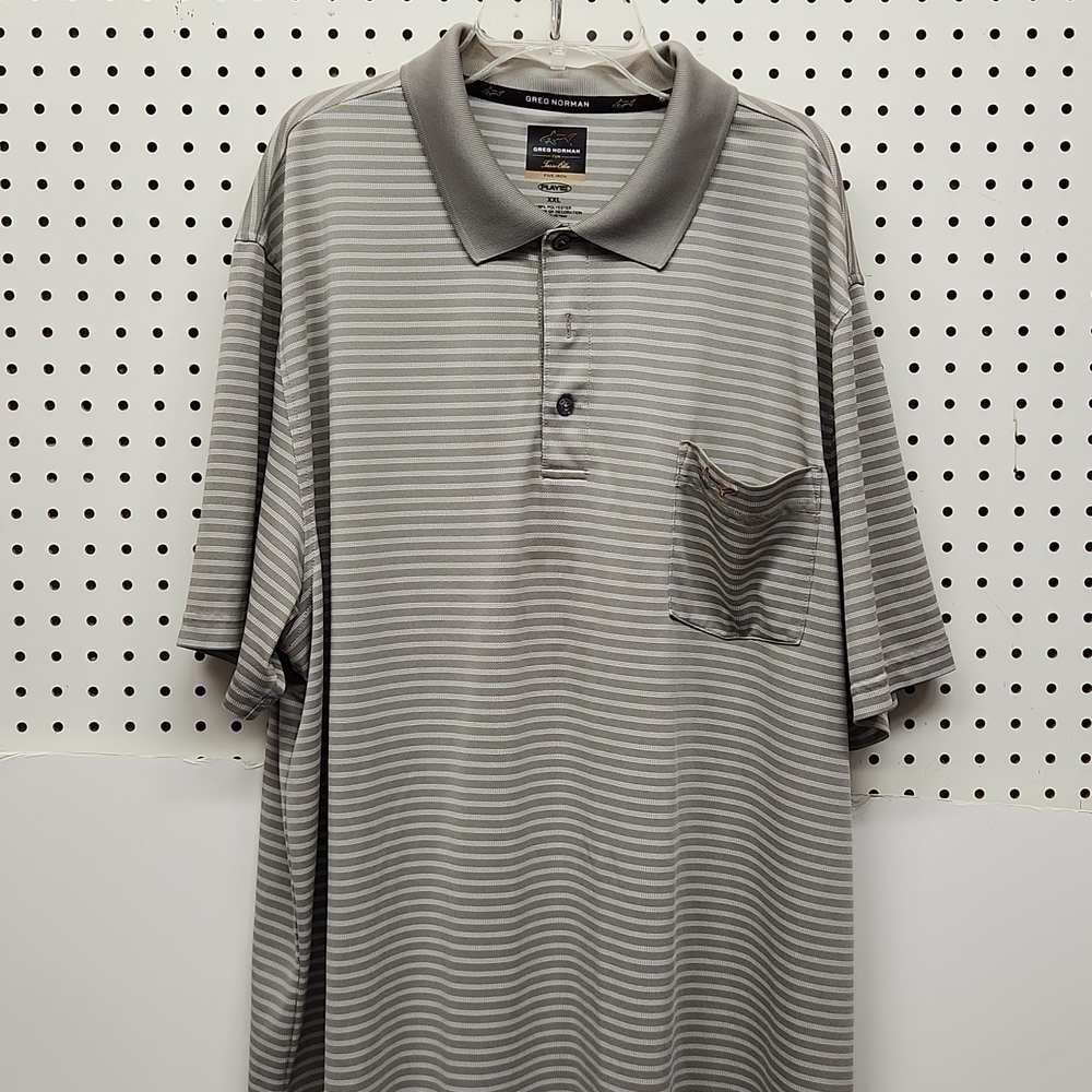 greg Norman Tasso Elba golf shirt XXL EUC